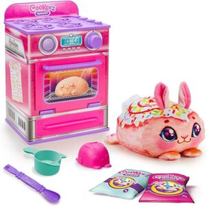 COOKEEZ MAKERY Cinnamon Treatz Oven. Mix & Make a Plush Best Friend! Place Your Dough in The Oven and Be Amazed When A Warm
