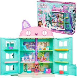 Gabby’s Dollhouse, Purrfect Dollhouse with 15 Pieces including Toy Figures, Furniture